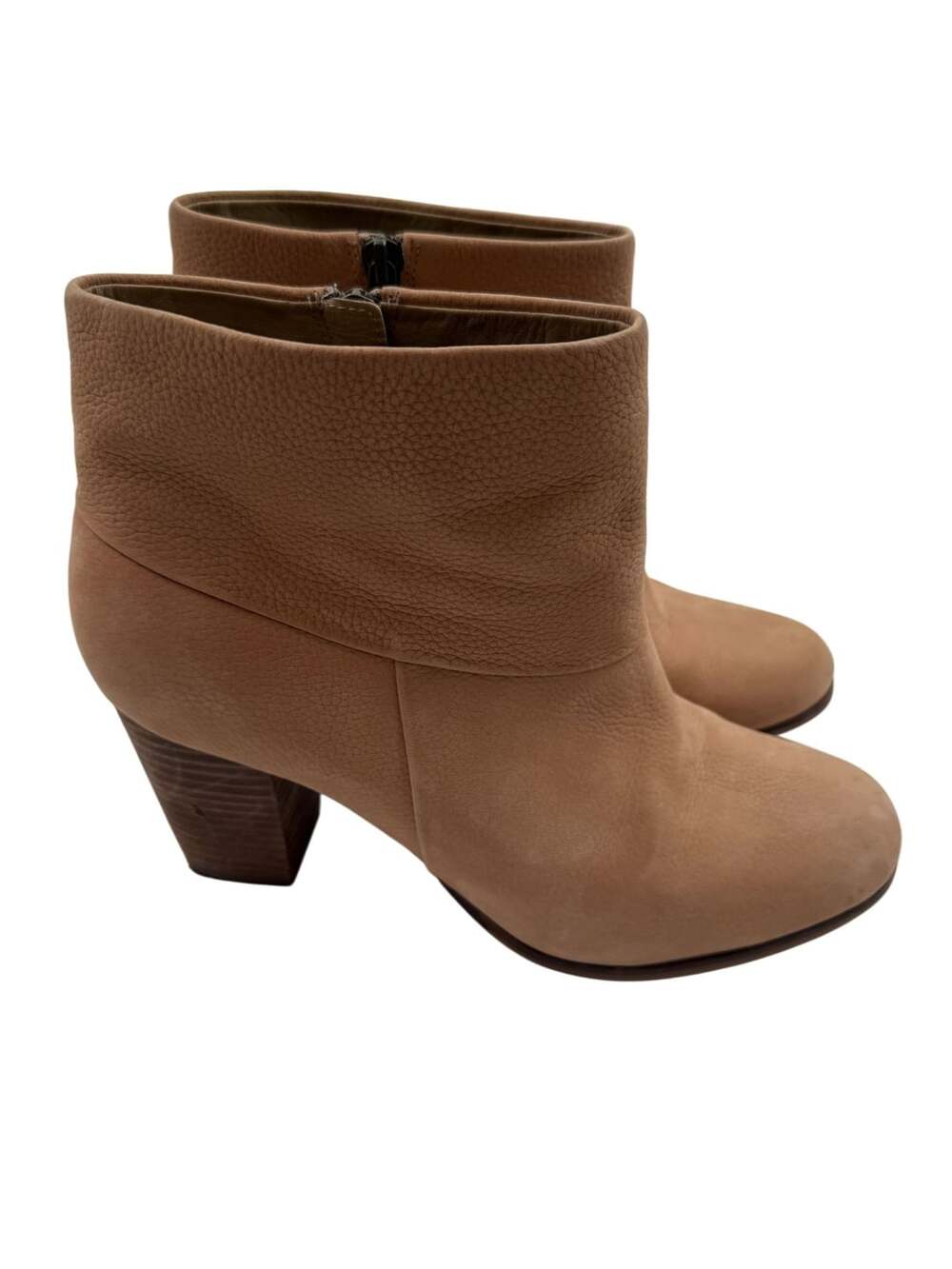 Cole Haan Cassidy Bootie Size 9.5B Brown Nubuck Leather Ankle Boots